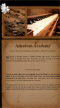 Mobile Screenshot of amadeusacademy.com